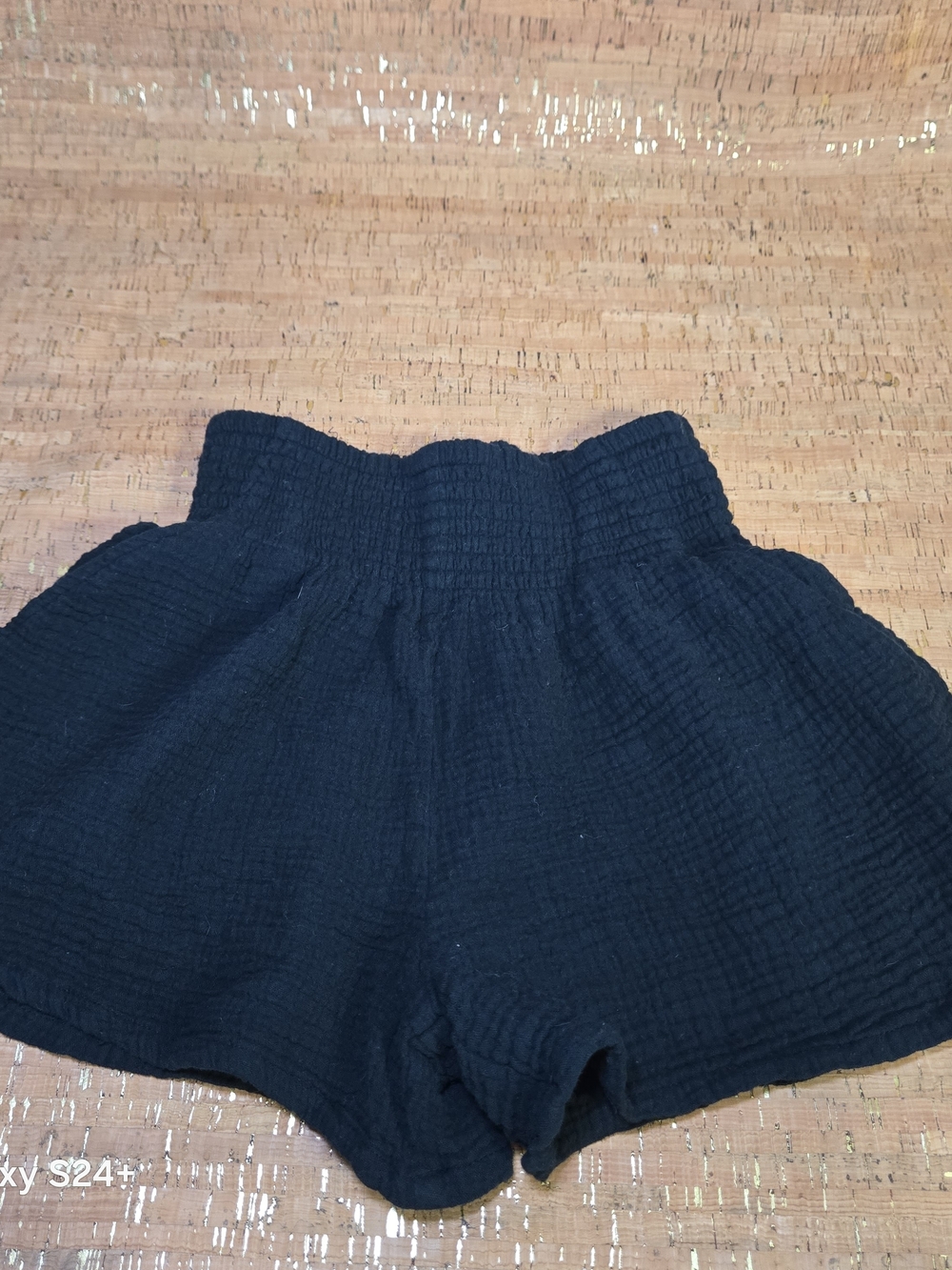 Marine Layer Black Textured Women's Shorts Small